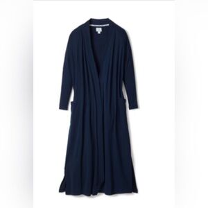 Petite Plume Pima Cotton Duster - NAVY